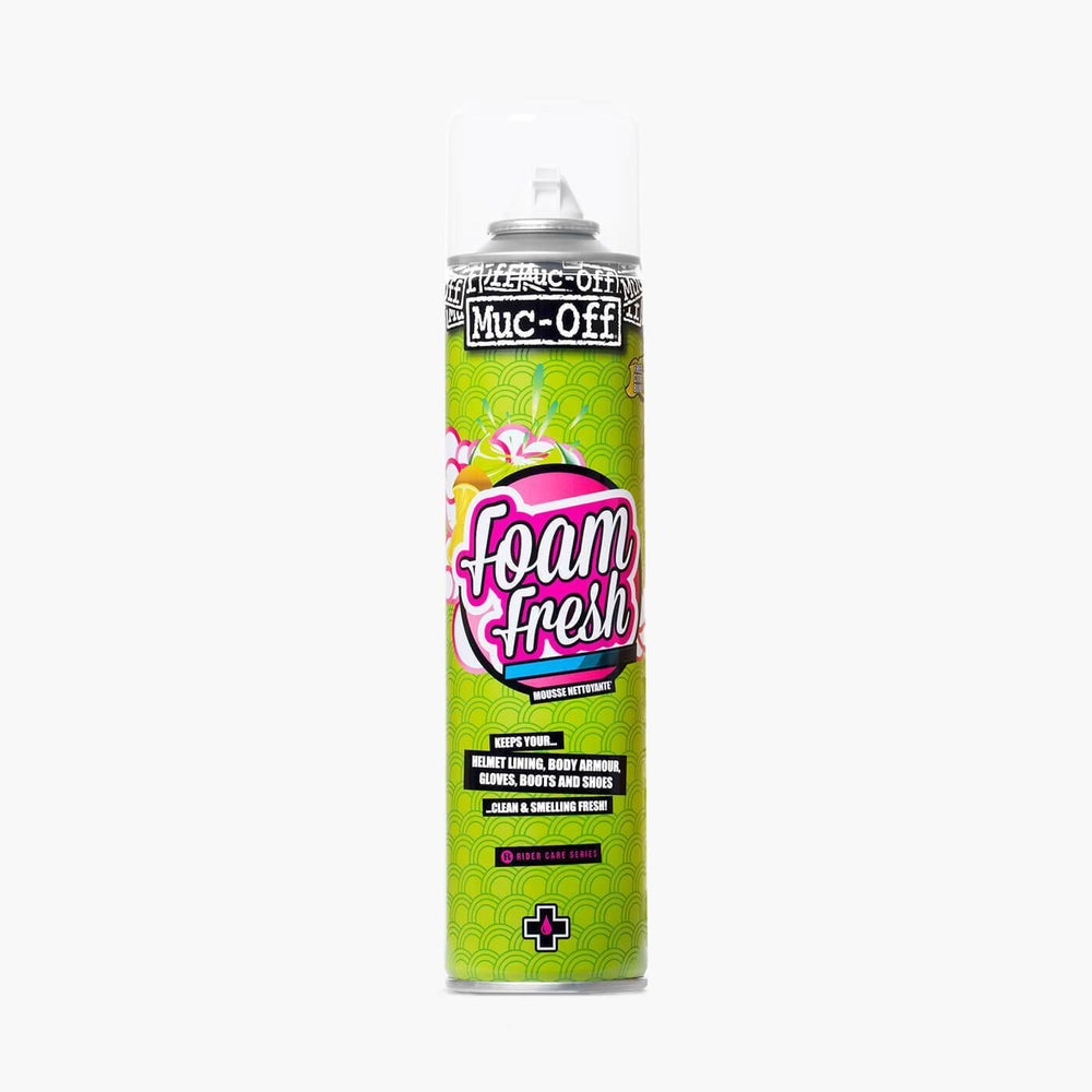 Muc-Off Foam Fresh 400 ml – Schiuma detergente per casco e accessori ciclismo