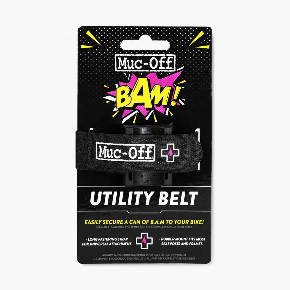 Muc-Off B.A.M! Utility Belt – Cinghia porta spray antiforatura per bicicletta
