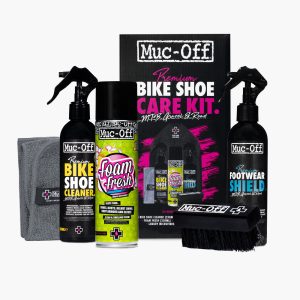 Muc-Off Premium Bike Shoe Care Kit – Kit pulizia e protezione scarpe ciclismo 6 in 1
